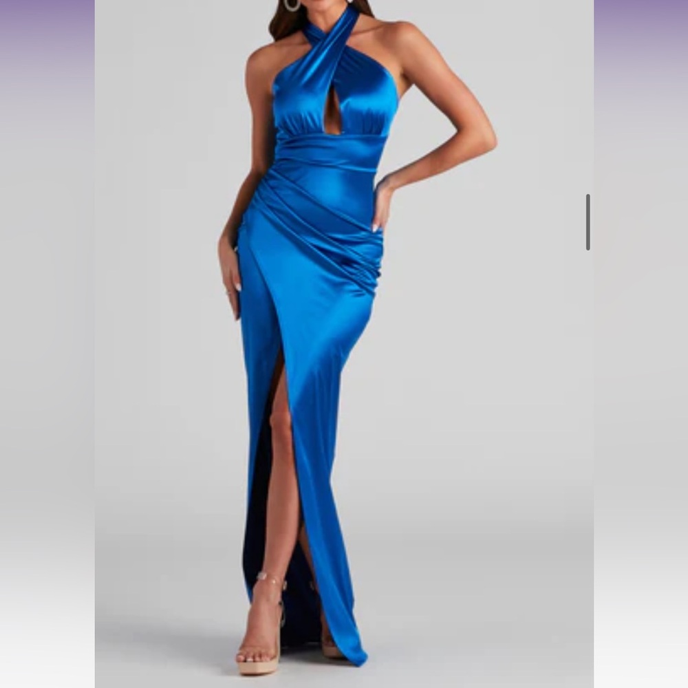 Royal blue formal dress